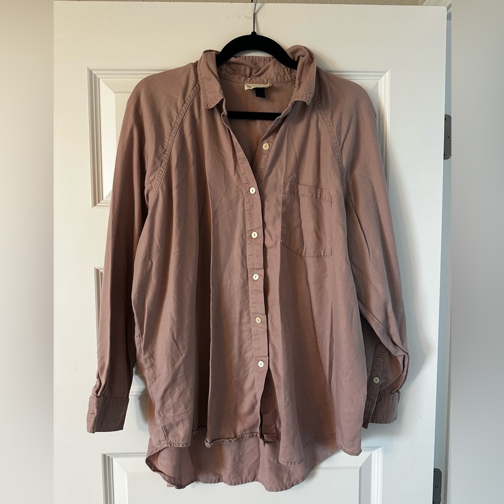 Universal Thread Dusty Pink Button Down Shirt